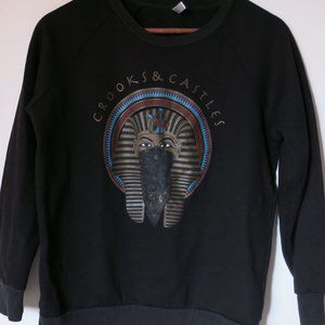 Crooks & Castles Egyptian Black Crew Neck Sweater